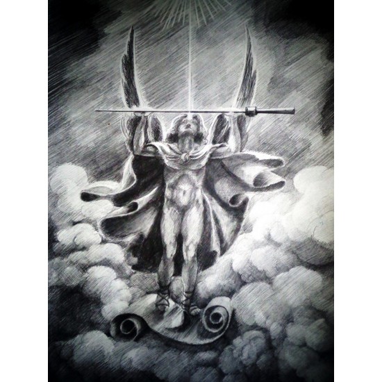 Ερμής, τεχνική με μολύβι. 29 X 41