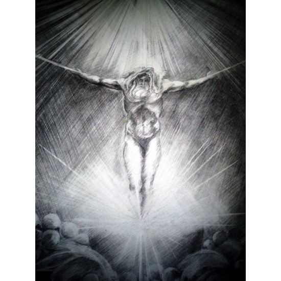 Κάθετος άξονας, Τεχνική με μολύβι. 29 Χ 41