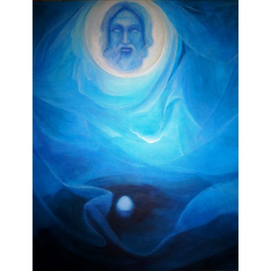 Δημιουργία, Τέμπερα σε ξύλο. 96X108