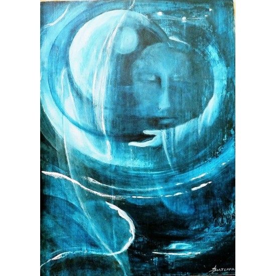 Το Πέρασμα, Τέμπερα σε ξύλο. 50Χ36